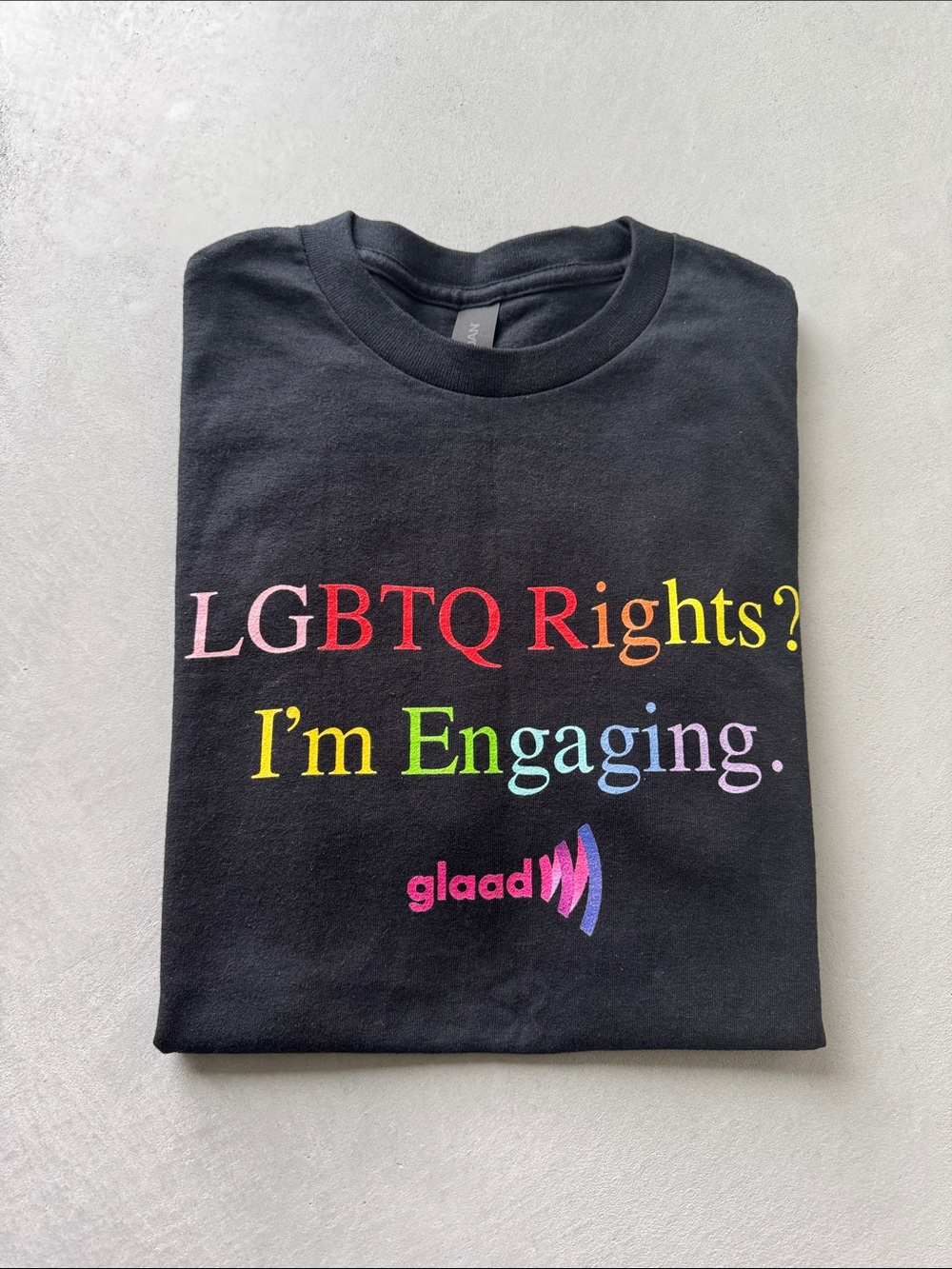 nwot lgbtq rights? i’m engaging glaad meredith marks bravo bravocon black t sz s